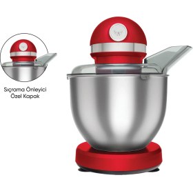 Resim Karaca Mastermaid Chef Stand Mikser Red 