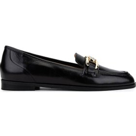 Resim Relax Anatomic Kadın Hakiki Deri Siyah Comfort Ayakkabı 611 H10055-b01 Bn Ayk Sk25-26 Black Siyah 