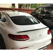 Resim Mercedes W213 2016-2019 E Coupe Uyumlu Spoiler Parlak Siyah 