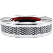 Resim Sones 1m Araç Tamponu Çarpışma Önleyici Şerit, Renk: İki Renkli Gümüş 3cm 