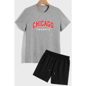 Resim Trendypassion Chiago Şort T-Shirt Eşofman Takımı 