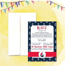 Resim Yarendavetiyeotuz9 Yaren Davetiye Sünnet Davetiyesi Beyaz Zarflı 100 Adet (526671509)-Değer 1-Değer 2 