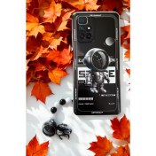 Resim S-Case Xiaomi Redmi 10 2022 Astronot Tasarımlı Charmlı Telefon Kılıfı 