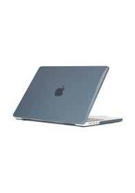 Resim Apple Uyumlu MacBook Pro 14.2inç A2442 2021 Kılıf Kristal Ön Arka Şeffaf Kapak Td Siyah 