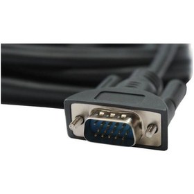 Resim 3M Metre Vga Monitör Projeksiyon Görüntü Kablosu - Koyu Gri 