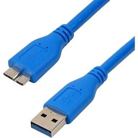 Resim Elivora 4914 USB 3.0 Micro Type B Ara HDD Harddisk Bağlantı Kablosu, Mavi, 3 Metre 