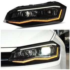 Resim Autogp Vw Polo Aw1 Ön Far Lambası Ledli 2017 / 2021 Vw9019lffl 