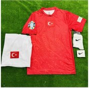 Resim Legent Lady Türkiye 2026 Kenan Yıldız 19 Çocuk Forması Kırmızı 4 Lü Set 