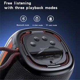 Resim Yesido 10W Dahili Hoparlörlü 2500 mAh Bataryalı BT 5.3 RGB Kablosuz Mini Hoparlör 