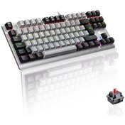 Resim Lecoo GK304 Red Switch RGB Mekanik Türkçe Q 