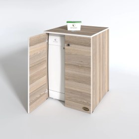 Resim Kenzlife bulaşık&çamaşır&kurutma makinesi dolabı kapaklı nurten crd 90*70*60 banyo ofis 