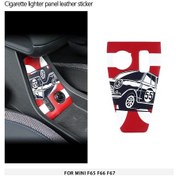 Resim Mini F65 F66 F67 Araba Sigara Çakmağı Panel Deri Çıkarma Sigara Için 55th For F66 F67 1 Piece Set 