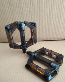 Resim Şeffaf Evo Platform Geniş Pedal Siyah 