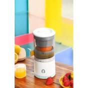 Resim Meyve Sıkacağı USB Şarjlı Taşınabilir Çift Bıçaklı Güvenlik Kilidi 