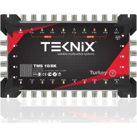 Resim Teknix 10X8 Kaskatlı Multiswitch Santral 