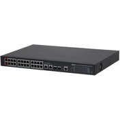 Resim Dahua S4228-24gt-360, 24 Port, Gigabit, Poe 365w, 2 Port Gigabit Uplink, 2 Port Gigabit Combo Sfp, 