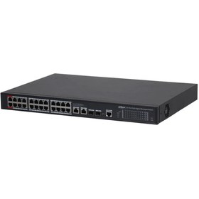 Resim Dahua S4228-24gt-360, 24 Port, Gigabit, Poe 365w, 2 Port Gigabit Uplink, 2 Port Gigabit Combo Sfp, 