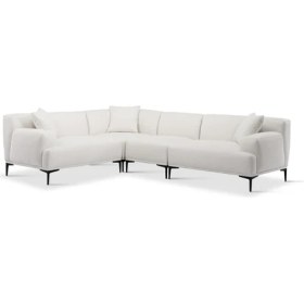 Resim Vipa New York Beyaz Modüler Metal Ayak Köşe Takımı 