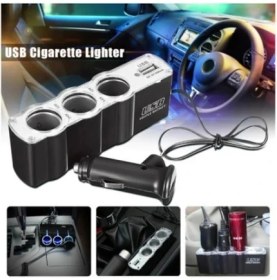Resim Eraks Oto Çakmak Çoklayıcı Çoğaltıcı Soketi USB Çakmaklık 