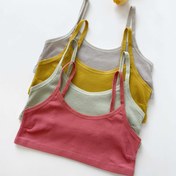Resim 4 Adet Kadın Kaburgasız Tank Top - Yüksek Esneklik, Dar Kesim Nefes Alabilen Kolsuz Üstler, Spor ve Günlük Kullanım İçin, Dolgusuz Sırtı Açık Tasarım, Düz Renk (Sarı/Gri/Yeşil/Pembe), Plus Boyutlu Yazlık Gardırop, Şık Stil, Rahat Kalıp 
