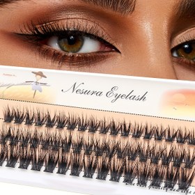 Resim Nesura 54 Kümeler 3D Fluffy Sahte Kirpikler Seti, Karma Tarz Kedi Gözü Bebek, Ekstra Kalın C Curl, Yeniden Kullanılabilir DIY Kirpik Uzantıları Başlangıç İçin, Çoklu Uzunluk 10-16mm, Kolay Uygulama 