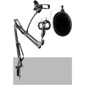 Resim Mikrofon Standı - Shock Mount Ve Pop Filter Seti 
