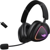 Resim Mena Rise Rog Delta Iı Kablosuz Oyun Kulaklığı (50MM Titanyum Sürücüler, Rog SPEEDNOVA,153-SAAT Pil Ömrü, Dualflow Ses, Bt, 2.4ghz, 3.5mm, Pc, Swıtch, Ps4, Ps5, Xbox Uyumlu) 