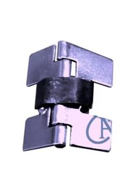 Resim Yaylı Menteşe - 16x20mm 1 Adet Siyah 