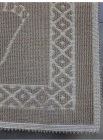 Resim Soffy Doğal Pamuklu Kahve & Kahve Ayak Paspası Ayak Havlusu 50x70 Kahverengi 