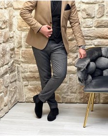 Resim ByItallanoshoes Black Gewr 0549 Hakiki Deri Süet Erkek Bot Siyah 