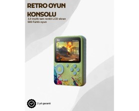 Resim MiraLive G5 Taşınabilir Retro Oyun Konsolu - Çocuk ve Yetişkinler Için 