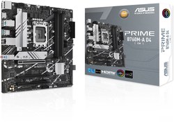 Resim Asus B760M-A D4-CSM 5333mhz(OC) RGB M.2 DDR4 1700p mATX Anakart 