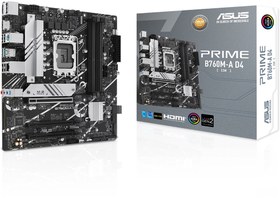 Resim Asus B760M-A D4-CSM 5333mhz(OC) RGB M.2 DDR4 1700p mATX Anakart 