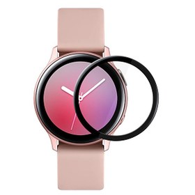 Resim Microsonic Samsung Galaxy Watch Active 2 40mm Tam Kaplayan Temperli Cam Full Ekran Koruyucu Siyah 