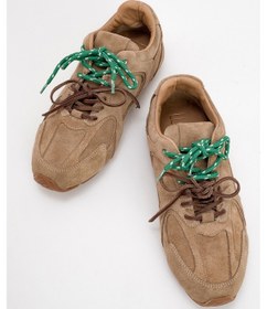 Resim Luvi Shoes Serena Bej Süet Hakiki Deri Kadın Spor Ayakkabı Süet Bej 