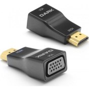 Resim Dark Dk Hd Ahdmıxvga5 Hdmı Vga D Çevirici Adaptör Siyah 