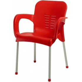 Resim Onurçeşitpazari Comfort Aliminyum Ayaklı Kırmızı 3 Adet Sandalye Kırmızı 