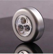 Resim Fochsia Led İlmece Yuvarlak Dokunmatik Kablosuz Yapışkanlı Koridor Banyo Yatak Odası Aydınlatma 