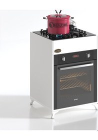 Resim Kenzlife Ankastre Modülü Kabini Hafniyum Byz Fırın Ocak Dolabı Ay 