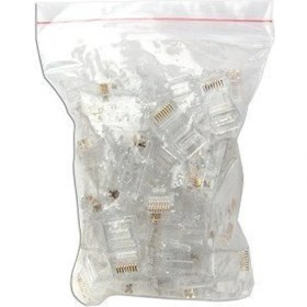 Resim RJ45 Konnektör-Yeni Nesil Paket (100 Adet) 