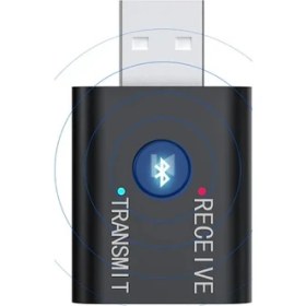 Resim Motto Ticaret Ally 2in1 Bluetooth 5.0 Mini USB Adaptör+Fm TRANSMITTER-1852 