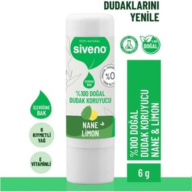 Resim Siveno Lip Dudak Kremi Nane Limon 6 gr 