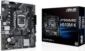 Resim Prime H510M-K R2.0 İntel H510 Soket 1200 Ddr4 3200(Oc)Mhz Matx Gaming (Oyuncu) Anakart Asus