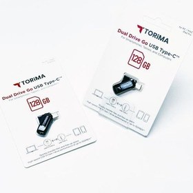 Resim Torima Siyah 128gb Çift Sürücülü Usb-type-c Otg 
