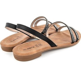 Resim Muya Asaa Anatomik Taban Kadın Sandalet Siyah 