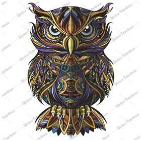 Resim Baykuş Sticker 00430 