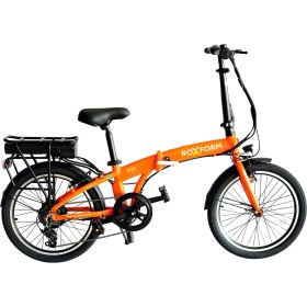 Resim Roxform Venüs Eco Elektrikli Katlanabilir Bisiklet 7.8AH Turuncu Alüminyum Kadro 