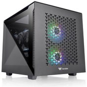 Resim THERMALTAKE Divider 200 TG CA-1V1-00S1WN-01 Gaming Micro ATX PC Kasası 