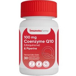 Resim İmuneks Farma 100 mg Coenzyme Q10 İçeren Takviye Edici Gıda 30 Kapsül 