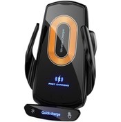 Resim Springsun Araç Klima Çıkışı Manyetik Kablosuz Hızlı Şarjlı Çok Amaçlı Telefon Tutucu Siyah 